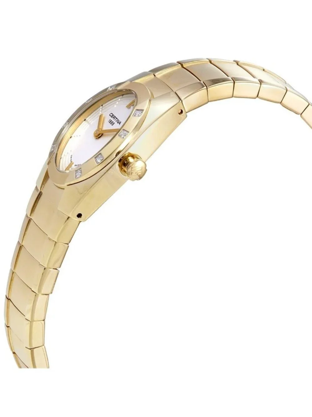 NWT Certina DS Spel Mini Lady Quartz White Dial Watch
